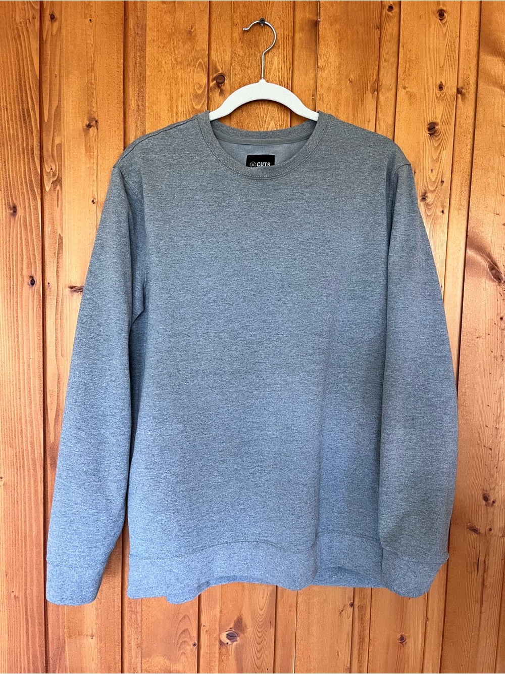 Cuts Clothing Heather Gray Hyperloop Split Hem Pullover
